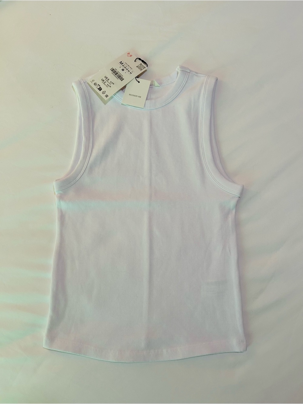 NWT! ZARA Recovery Rib Tank Top